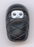 LEGO hp194 Baby / Infant - with Stud Holder on Back with White Evil Face Pattern (Baby Voldemort)