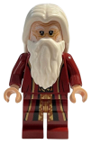 LEGO hp354 Albus Dumbledore, Dark Red Robe, White Hair