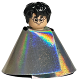 LEGO hp366 Harry Potter - Gryffindor Robe Open, Sweater, Shirt and Tie, Black Short Legs, Invisibility Cloak